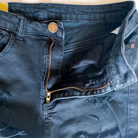 Black Jean Shorts - Picture 4 of 7